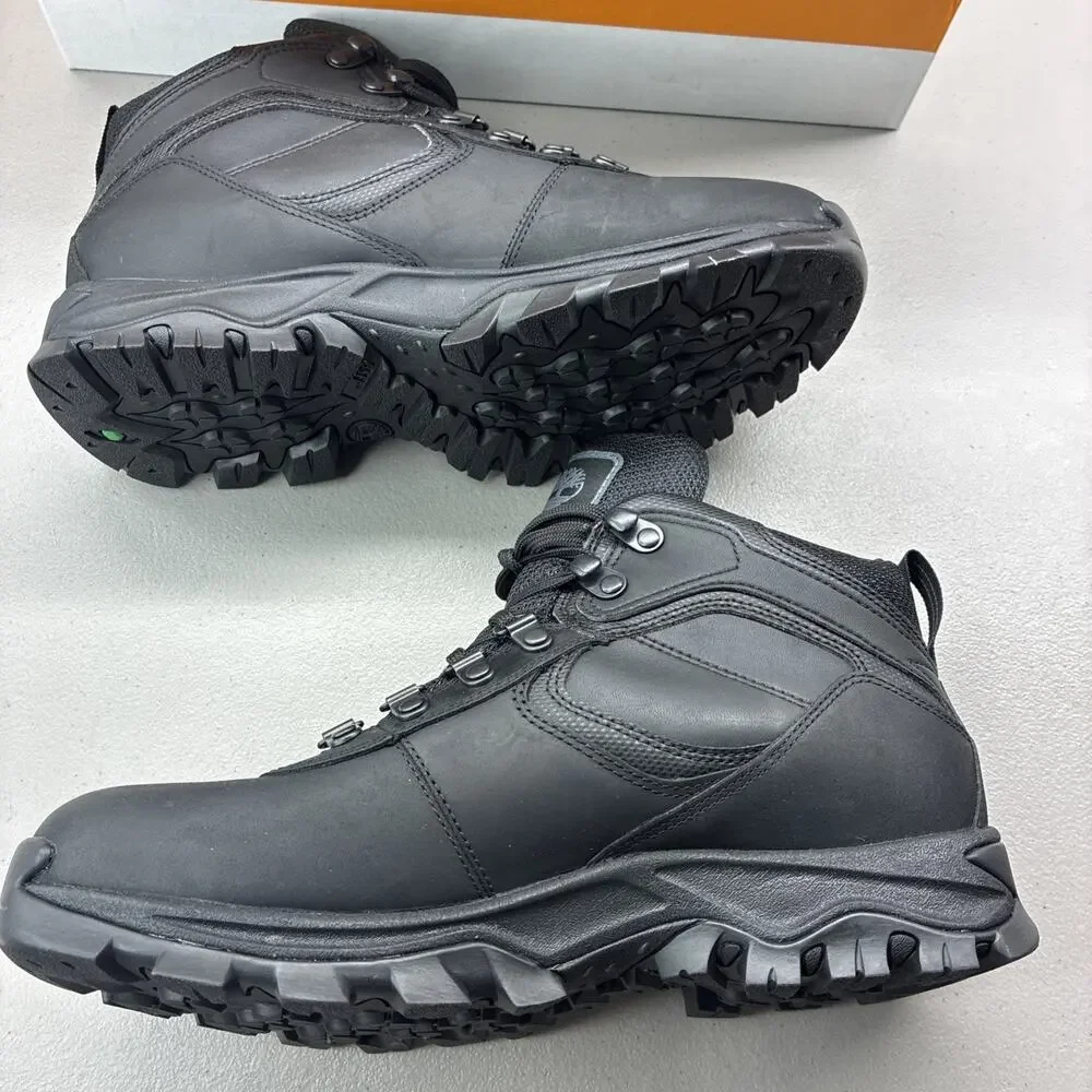 Timberland Mt. Maddsen Mid LC Waterproof Hiking BootsBlack Mens 9 TB12731R001